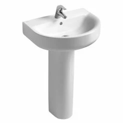 Ideal Standard Connect Arc 1TH Basin + Pedestal