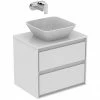 Ideal Standard Connect Air Wall Hung Countertop Vanity Unit - White - 600mm With 2 Drawers 1 Ideal Standard Connect Air Wall Hung Countertop Vanity Unit - White - 600mm With 2 Drawers -Ideal Standard Shop CA60WHGWMW P