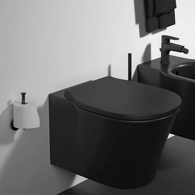 Ideal Standard Connect Air Silk Black AquaBlade Wall Hung Toilet + Soft Close Seat 3 Ideal Standard Connect Air Silk Black AquaBlade Wall Hung Toilet + Soft Close Seat