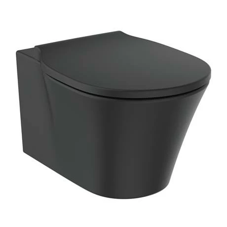 Ideal Standard Connect Air Silk Black AquaBlade Wall Hung Toilet + Soft Close Seat 4 Ideal Standard Connect Air Silk Black AquaBlade Wall Hung Toilet + Soft Close Seat - Image 2