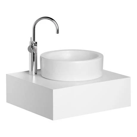 Ideal Standard White Round 40cm 0TH Vessel Basin 4 Ideal Standard White Round 40cm 0TH Vessel Basin - Image 2