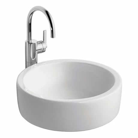 Ideal Standard White Round 40cm 0TH Vessel Basin 3 Ideal Standard White Round 40cm 0TH Vessel Basin
