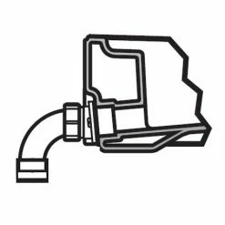 Ideal Standard Outlet Connector With Strainer For Back Outlet Washbasins