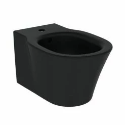 Ideal Standard Connect Air Silk Black Wall Hung Bidet -Ideal Standard Shop E0266V3 d6 460