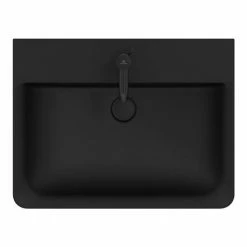 Ideal Standard Connect Air Cube Silk Black 600mm Wall Mounted / Vanity Basin - E0298V3 -Ideal Standard Shop E0298V3ai.4 460