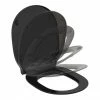 Ideal Standard Connect Air Silk Black Soft Close Slim Toilet Seat & Cover -Ideal Standard Shop E0368V3 P