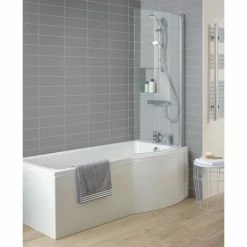 Ideal Standard Tempo Arc 1700mm P-Shaped Shower Bath 10 Ideal Standard Tempo Arc 1700mm P-Shaped Shower Bath -Ideal Standard Shop E256701 D3 460