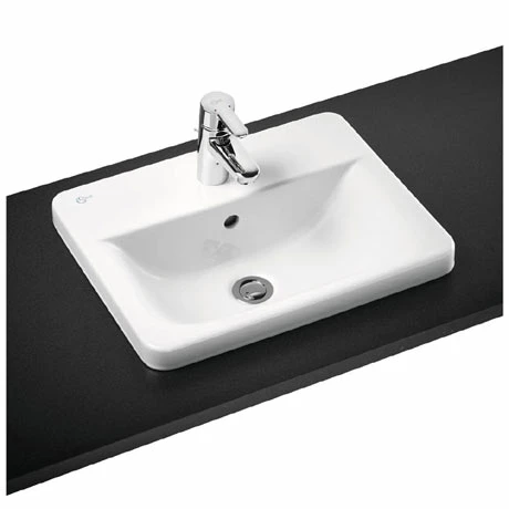 Ideal Standard Connect Cube 1TH Inset Countertop Basin 3 Ideal Standard Connect Cube 1TH Inset Countertop Basin