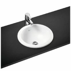 Ideal Standard Connect Sphere 38cm 0TH Inset Countertop Basin