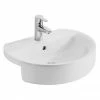Ideal Standard Connect Sphere 55cm 1TH Semi Countertop Basin 1 Ideal Standard Connect Sphere 55cm 1TH Semi Countertop Basin -Ideal Standard Shop E792101 P
