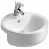 Ideal Standard Connect Sphere 45cm 1TH Semi Countertop Basin 2 Ideal Standard Connect Sphere 45cm 1TH Semi Countertop Basin -Ideal Standard Shop E797901 P