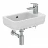 Ideal Standard I.Life S 450mm Wall Hung Right Hand 1TH Washbasin + Chrome Bottle Trap -Ideal Standard Shop ISIL45WH P