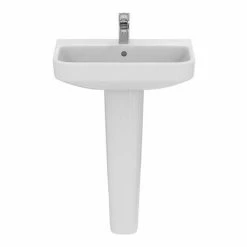 Ideal Standard I.Life S Compact 1TH Washbasin + Full Pedestal -Ideal Standard Shop ISIL60FP D2 460