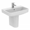 Ideal Standard I.Life S Compact 1TH Washbasin + Semi Pedestal -Ideal Standard Shop ISIL60SP P