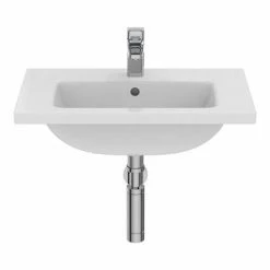Ideal Standard I.Life S 1TH Wall Hung Basin + Chrome Bottle Trap -Ideal Standard Shop ISIL60WH D2 460
