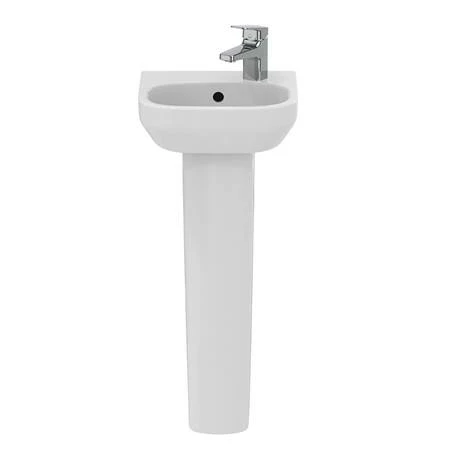 Ideal Standard I.Life A 350mm 1TH Handrinse Basin + Full Pedestal 6 Ideal Standard I.Life A 350mm 1TH Handrinse Basin + Full Pedestal - Image 4
