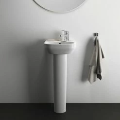 Ideal Standard I.Life A 350mm 1TH Handrinse Basin + Full Pedestal 12 Ideal Standard I.Life A 350mm 1TH Handrinse Basin + Full Pedestal -Ideal Standard Shop ISILA35FP D4 460