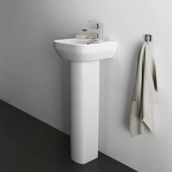Ideal Standard I.Life A 350mm 1TH Handrinse Basin + Full Pedestal 13 Ideal Standard I.Life A 350mm 1TH Handrinse Basin + Full Pedestal -Ideal Standard Shop ISILA35FP D5 460