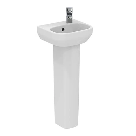 Ideal Standard I.Life A 350mm 1TH Handrinse Basin + Full Pedestal 3 Ideal Standard I.Life A 350mm 1TH Handrinse Basin + Full Pedestal