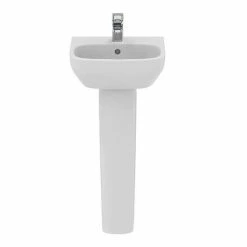 Ideal Standard I.Life A 400mm 1TH Handrinse Basin + Full Pedestal -Ideal Standard Shop ISILA40FP D3 460
