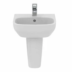Ideal Standard I.Life A 400mm 1TH Handrinse Basin + Semi Pedestal -Ideal Standard Shop ISILA40SP D3 460