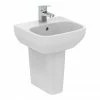 Ideal Standard I.Life A 400mm 1TH Handrinse Basin + Semi Pedestal