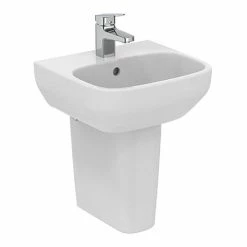Ideal Standard I.Life A 400mm 1TH Handrinse Basin + Semi Pedestal