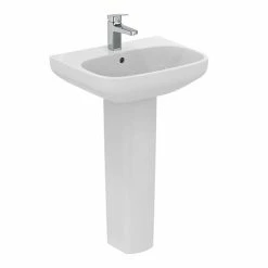 Ideal Standard I.Life A 1TH Washbasin + Full Pedestal