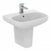 Ideal Standard I.Life A 1TH Washbasin + Semi Pedestal -Ideal Standard Shop ISILA55SP P