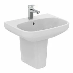 Ideal Standard I.Life A 1TH Washbasin + Semi Pedestal