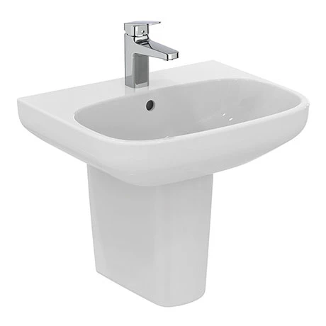 Ideal Standard I.Life A 1TH Washbasin + Semi Pedestal 3 Ideal Standard I.Life A 1TH Washbasin + Semi Pedestal