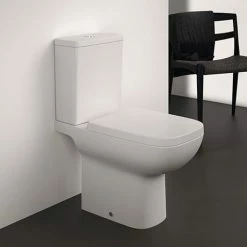 Ideal Standard I.Life A 4/2.6 Litre Rimless Close Coupled Open Back WC + Soft Close Seat