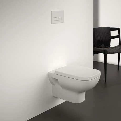 Ideal Standard I.Life A Rimless Wall Hung WC + Soft Close Seat 9 Ideal Standard I.Life A Rimless Wall Hung WC + Soft Close Seat - Image 7