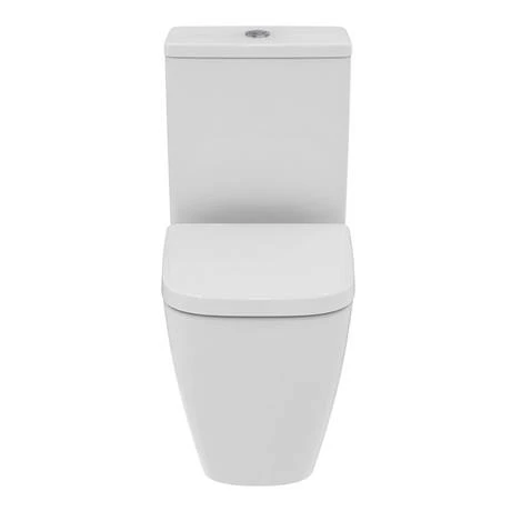 Ideal Standard I.Life S Compact 4/2.6 Litre Rimless Close Coupled Back To Wall WC + Soft Close Seat 6 Ideal Standard I.Life S Compact 4/2.6 Litre Rimless Close Coupled Back To Wall WC + Soft Close Seat - Image 4