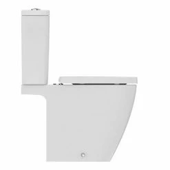 Ideal Standard I.Life S Compact 6/4 Litre Rimless Close Coupled Open Back WC + Soft Close Seat -Ideal Standard Shop ISILOB64 D2 460 1