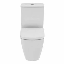 Ideal Standard I.Life S Compact 6/4 Litre Rimless Close Coupled Open Back WC + Soft Close Seat -Ideal Standard Shop ISILOB64 D3 460 1