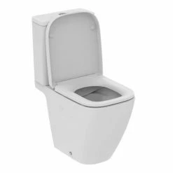 Ideal Standard I.Life S Compact 6/4 Litre Rimless Close Coupled Open Back WC + Soft Close Seat -Ideal Standard Shop ISILOB64 D4 460 1