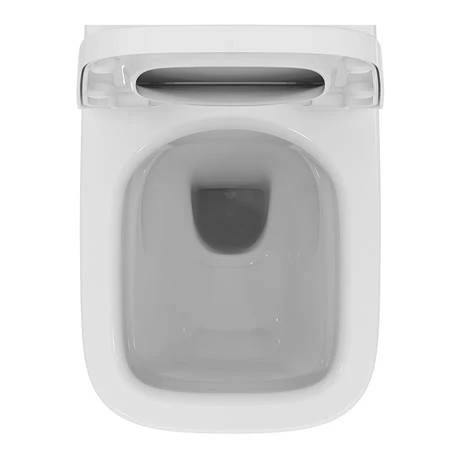 Ideal Standard I.Life S Compact Rimless Wall Hung WC + Soft Close Seat 7 Ideal Standard I.Life S Compact Rimless Wall Hung WC + Soft Close Seat - Image 5
