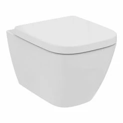 Ideal Standard I.Life S Compact Rimless Wall Hung WC + Soft Close Seat