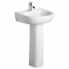 Ideal Standard Jasper Morrison 50cm 1TH Basin & Pedestal -Ideal Standard Shop JAS 50 F P