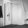 Ideal Standard Connect 2 Silk Black 900mm Wetroom Panel + Straight Bracing Bracket 2 Ideal Standard Connect 2 Silk Black 900mm Wetroom Panel + Straight Bracing Bracket -Ideal Standard Shop K9377V3 K9380V3 P