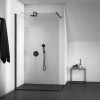 Ideal Standard Connect 2 Silk Black 1200mm Wetroom Panel + Straight Bracing Bracket -Ideal Standard Shop K9379V3 K9380V3 P