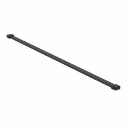 Ideal Standard Connect 2 Silk Black 900mm Wetroom Panel + Straight Bracing Bracket -Ideal Standard Shop K9380V3 460