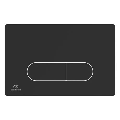 Ideal Standard Oleas M1 Matt Black Mechanical Dual Flush Plate - R0115A6 4 Ideal Standard Oleas M1 Matt Black Mechanical Dual Flush Plate - R0115A6 - Image 2