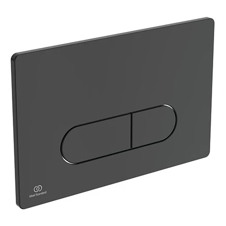 Ideal Standard Oleas M1 Matt Black Mechanical Dual Flush Plate - R0115A6 3 Ideal Standard Oleas M1 Matt Black Mechanical Dual Flush Plate - R0115A6