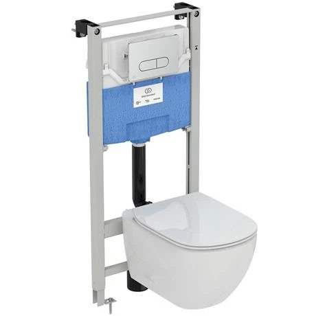 Ideal Standard Oleas M1 Matt Chrome Mechanical Dual Flush Plate - R0115JG 5 Ideal Standard Oleas M1 Matt Chrome Mechanical Dual Flush Plate - R0115JG - Image 3