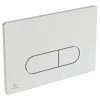 Ideal Standard Oleas M1 Matt Chrome Mechanical Dual Flush Plate - R0115JG -Ideal Standard Shop R0116JG P