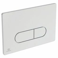 Ideal Standard Oleas M1 Matt Chrome Mechanical Dual Flush Plate - R0115JG