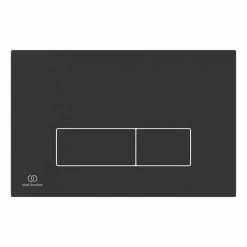 Ideal Standard Oleas M2 Matt Black Mechanical Dual Flush Plate - R0121A6 -Ideal Standard Shop R0119A6 D1 460 1