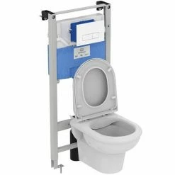 Ideal Standard Oleas P2 Matt Chrome Pneumatic Dual Flush Plate - R0119JG -Ideal Standard Shop R0119JG D2 460 1